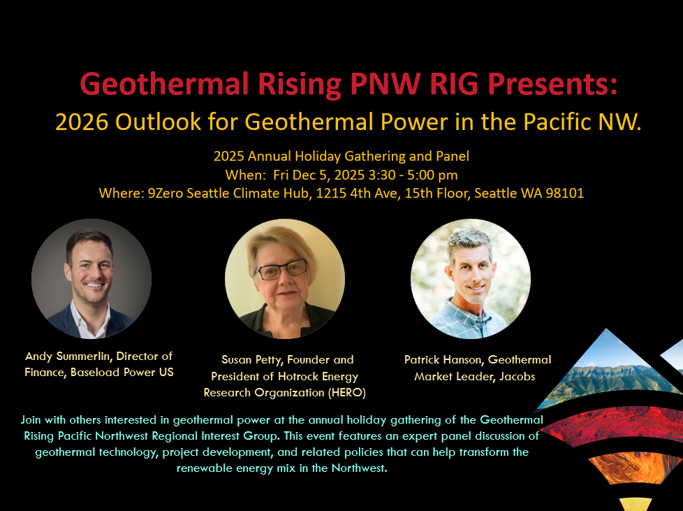 2026 Outlook For Geothermal Power In The Pacific NW Geothermal PNW DEC EVENT And PANEL Rev2 0 